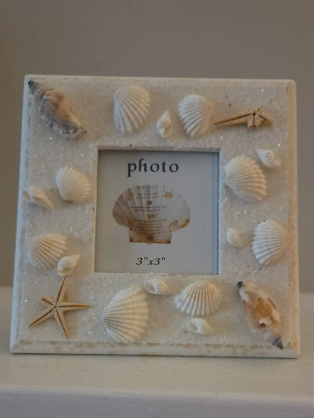 Ceramic Shell Photo Frame